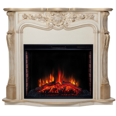 Электрокамин RealFlame Ellada 33 WT с очагом Epsilon 33