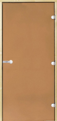 HARVIA Двери стеклянные 9/21 коробка сосна, бронза D92101M