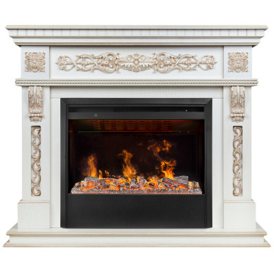 Электрокамин RealFlame Estella 25,5/26 WT с очагом 3D Helios 26 SBG