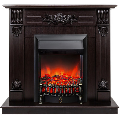 Электрокамин RealFlame Ottawa DN венге премиум с очагом Fobos Lux Black