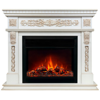 Электрокамин RealFlame Estella 25,5/26 WT с очагом Moonblaze Black