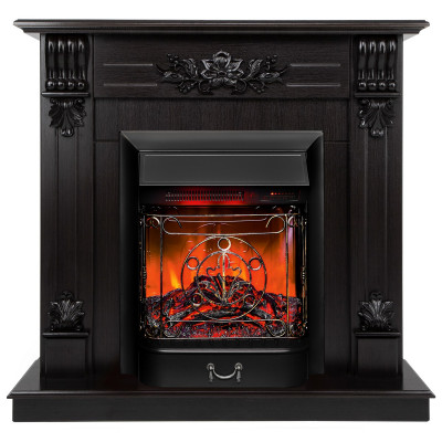 Электрокамин RealFlame Ottawa DN венге премиум с очагом Majestic Lux Black RC