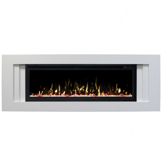 Электрокамин RealFlame Stockholm 50 WT белый с очагом Saphir 50