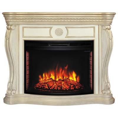 Электрокамин RealFlame Barcelona 33 WT с очагом Firespace 33 S IR