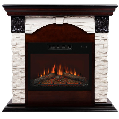 Электрокамин RealFlame Dublin Lux AO античный дуб с очагом Kendal 24