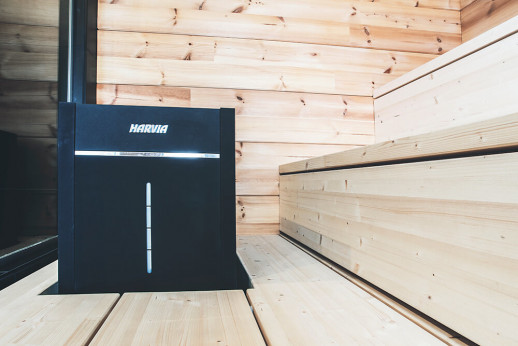 HARVIA Электрическая печь Virta HL700400S HL70S black, с парогенератором, 6.8 кВт+2.0 кВт (без пульта управления Griffin в комплекте)