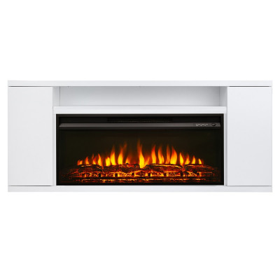 Электрокамин RealFlame Bergen 36 WT белый с очагом Flash 36