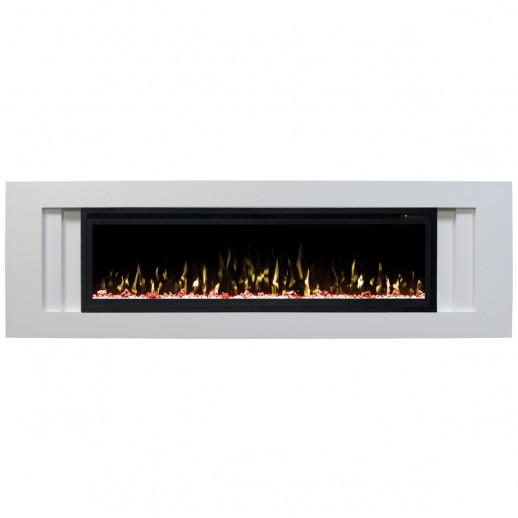Электрокамин RealFlame Stockholm 60 WT белый с очагом Saphir 60