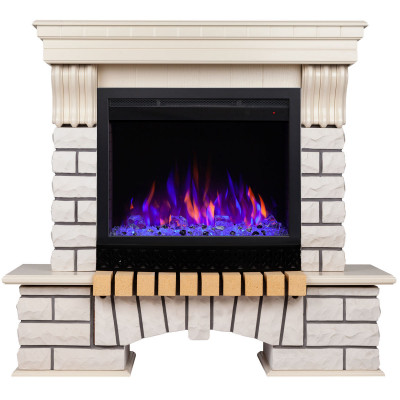 Электрокамин RealFlame Country WT с очагом Saphir 25,5