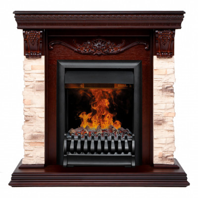 Электрокамин RealFlame Patricia NT орех c 3D Oregan