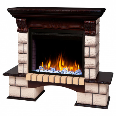 Электрокамин RealFlame Bolero 25,5 NT орех с очагом Saphir 25,5