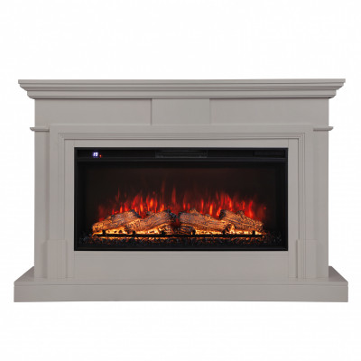 Электрокамин RealFlame Marco 36 GR платиновый c очагом Flash 36