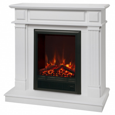 Электрокамин RealFlame Rodos WTM белый матовый с очагом Eugene