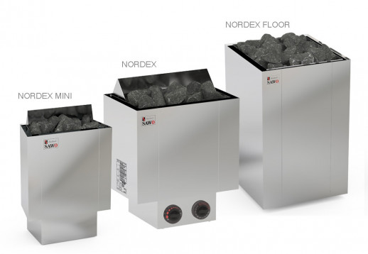 Электрическая печь SAWO SUPER NORDEX FlOOR V12 NRFS-180NS-V12-Z (18 кВт) , выносной пульт (пульт и блок мощности докупаются отдельно)