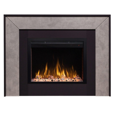 Электрокамин RealFlame Jersey 25,5 GR графит с очагом Saphir 25,5