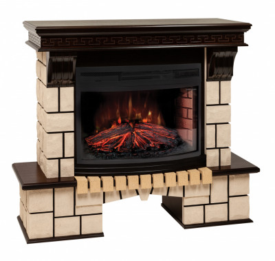 Электрокамин RealFlame Stone AO античный дуб c Firefield 25 S IR