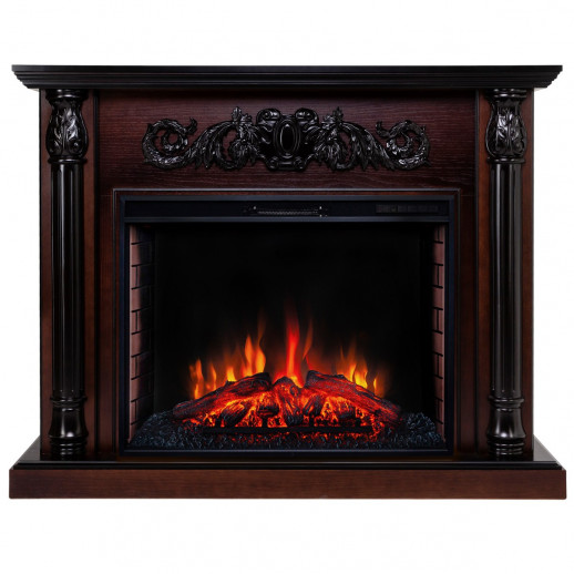 Электрокамин RealFlame Salford 33 AO античный дуб с очагом Epsilon 33