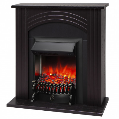 Электрокамин RealFlame Hanna DN орех с очагом Fobos Lux Black