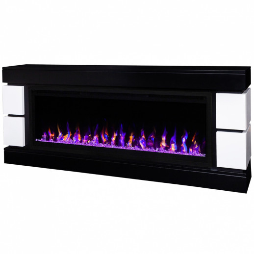 Электрокамин RealFlame Denver 60 BLM черный с очагом Saphir 60