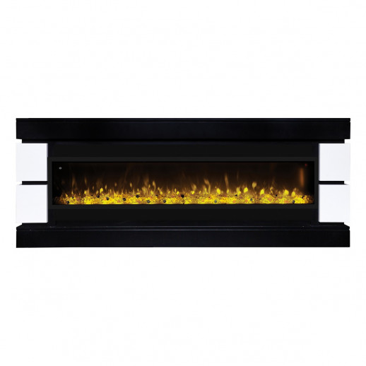 Электрокамин RealFlame Denver 60/MNH BLM черный с очагом Manhattan 1560