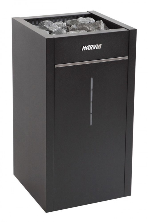 HARVIA Электрическая печь Virta HL700400SA HL70SA black, с парогенератором (автомат), 6.8 кВт+2.0 кВт (без пульта управления Griffin в комплекте)