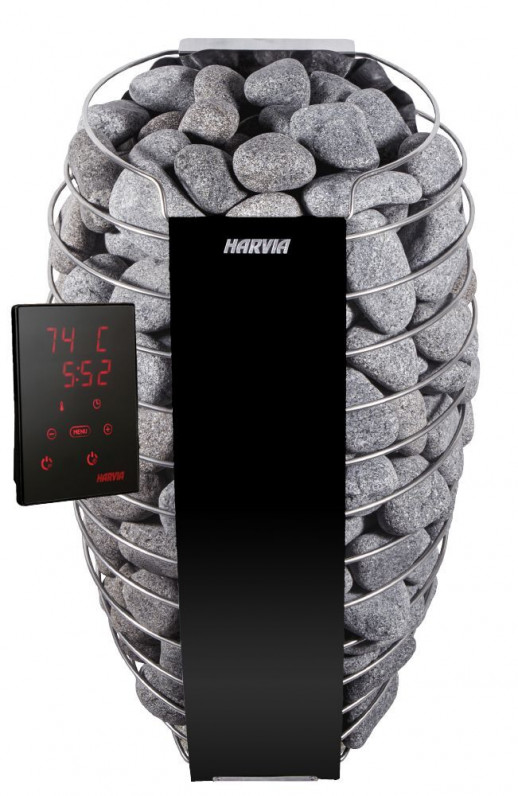 HARVIA Электрическая печь Spirit SP60XW Black с выносным пультом WiFi в комплекте, 6 кВт, артикул HSP604MXW