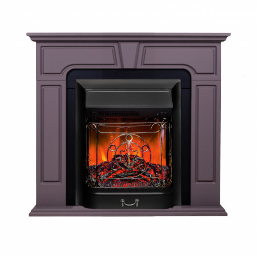Электрокамин RealFlame Theodor GR грей софт с очагом Majestic Lux Black