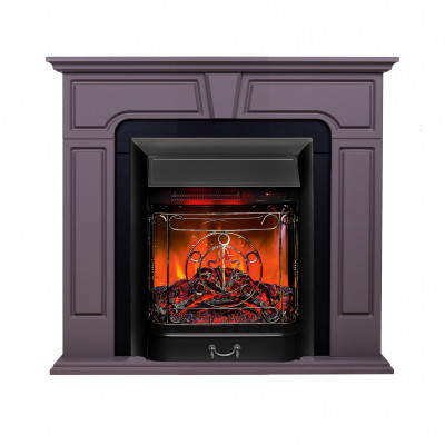 Электрокамин RealFlame Theodor GR грей софт с очагом Majestic Lux Black RC
