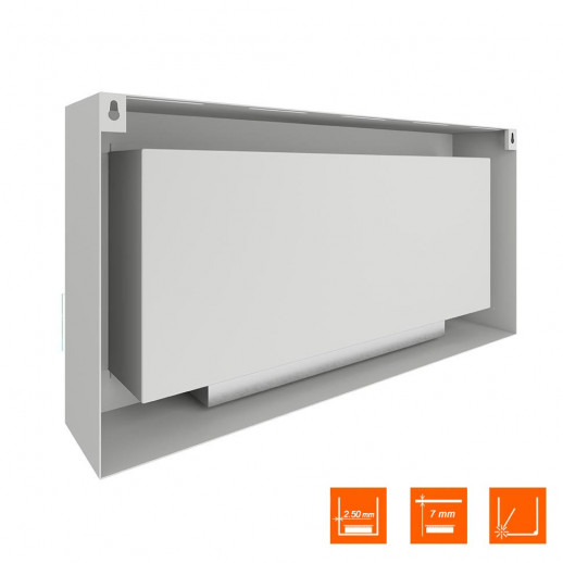 Биокамин SteelHeat WALL ONE 1100 белый (Стандарт)