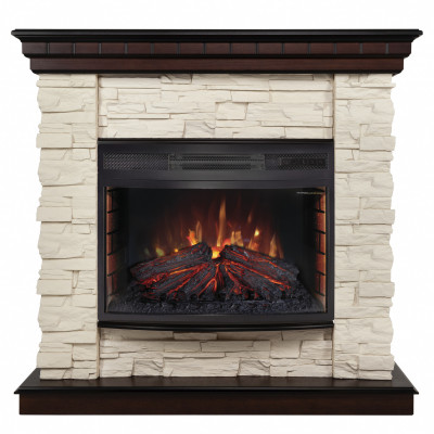 Электрокамин RealFlame Elford 25 AO античный дуб с Firefield 25 S IR S IR