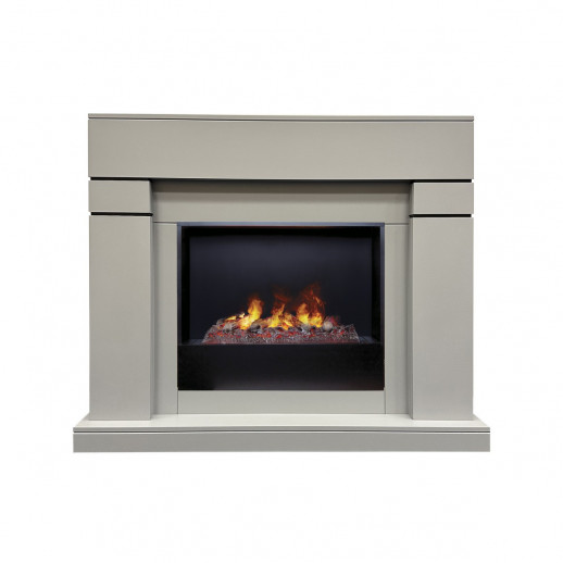 Электрокамин RealFlame Lindelse 26 GR серый, графит c очагом 3D Cassette 630