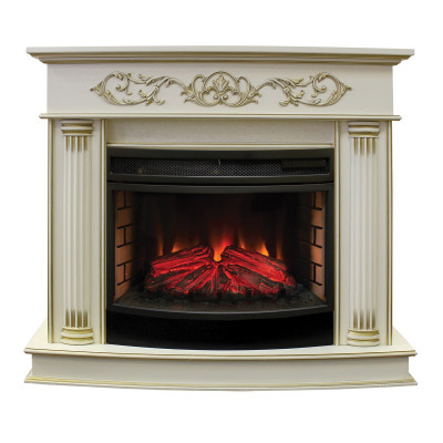 Электрокамин RealFlame Milano WT с очагом Firefield 25 S IR