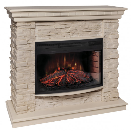 Электрокамин RealFlame Elford 25 WT белый дуб c Firefield 25 S IR