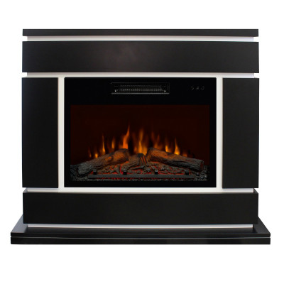 Электрокамин RealFlame Vega 24 BLM черный с очагом Kendal 24