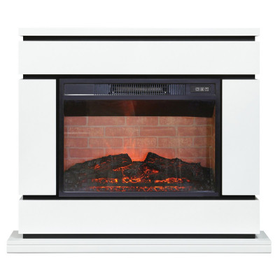Электрокамин RealFlame Vega 24 WT белый с очагом Irvine 24