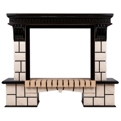 Портал каминный из МДФ RealFlame Stone 26 AO античный дуб, МДФ, классический стиль