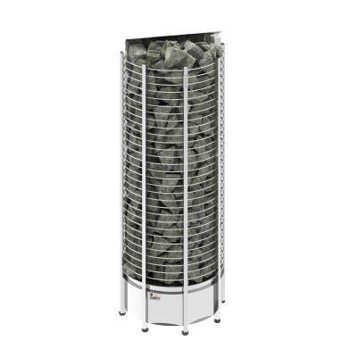SAWO Электрическая печь TOWER вертикальная, пристенная, 10,5 кВт, TH6-105NS-WL, выносной пульт (пульт и блок мощности докупаются отдельно)