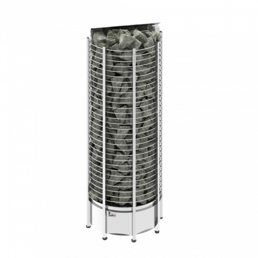 SAWO Электрическая печь TOWER вертикальная, пристенная, 10,5 кВт, TH6-105NS-WL, выносной пульт (пульт и блок мощности докупаются отдельно)