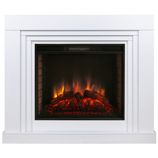 Электрокамин RealFlame Stanley 26 WT белый с очагом Epsilon 26 S IR