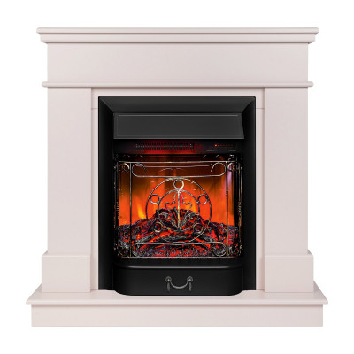 Электрокамин RealFlame Selena STD PN пудра с очагом Majestic Lux Black RC