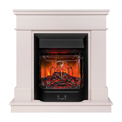 Электрокамин RealFlame Selena STD PN пудра с очагом Majestic Lux Black RC