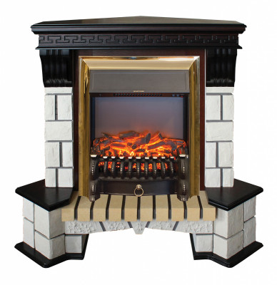 Электрокамин RealFlame Stone Coner AO античный дуб с Fobos s Lux BR
