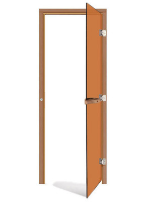 Дверь SAWO 730-3SGD-R 7/19 (бронза, правая, без порога)