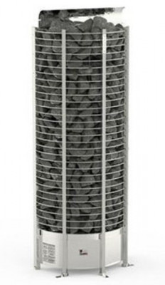 Электрическая печь SAWO TOWER TH3-45Ni2-WL-P (4,5 кВт, нержавейка, пристенная), выносной пульт (встроенный блок мощности, пульт покупается отдельно)