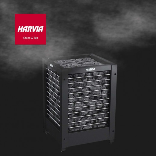 HARVIA Электрическая печь Modulo HMD1354G MD135G, 4 решетки, black, без пульта управления