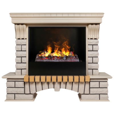 Электрокамин RealFlame Country 26 WT с очагом 3D Cassette 630