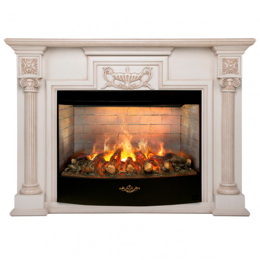 Электрокамин RealFlame London 33 WT-659B с очагом 3D Firestar 33