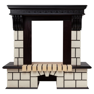 Портал каминный из МДФ RealFlame Stone под очаги (Majestic, Fobos, Eugene, 3D Olympic) AO античный дуб