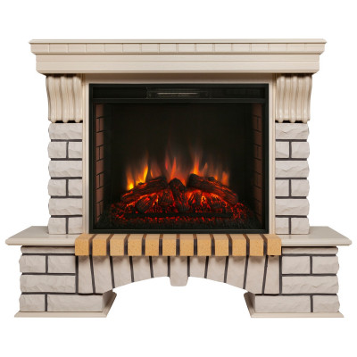 Электрокамин RealFlame Country 26 WT с очагом Epsilon 26 S IR