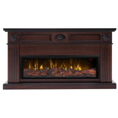 Электрокамин RealFlame Siena 42/BV AO античный дуб с очагом Beverly 1000